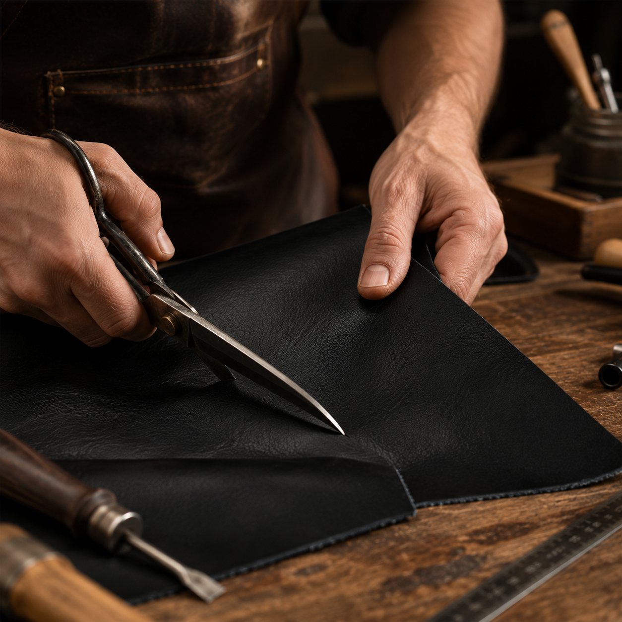 40% OFF – Handmade Genuine Leather Cash Wallet