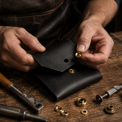 40% OFF – Handmade Genuine Leather Cash Wallet