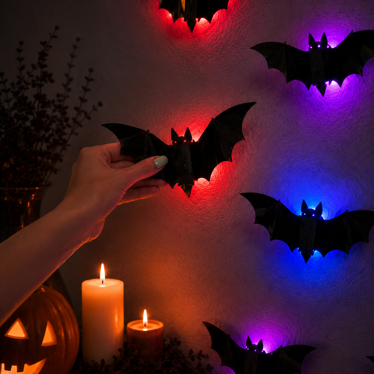 Halloween LED Bat Decorations