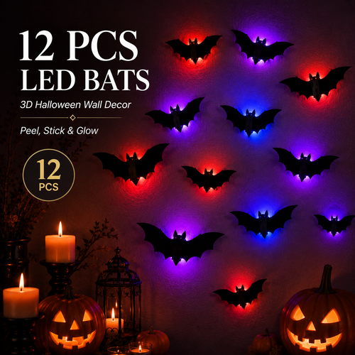 Halloween LED Bat Decorations