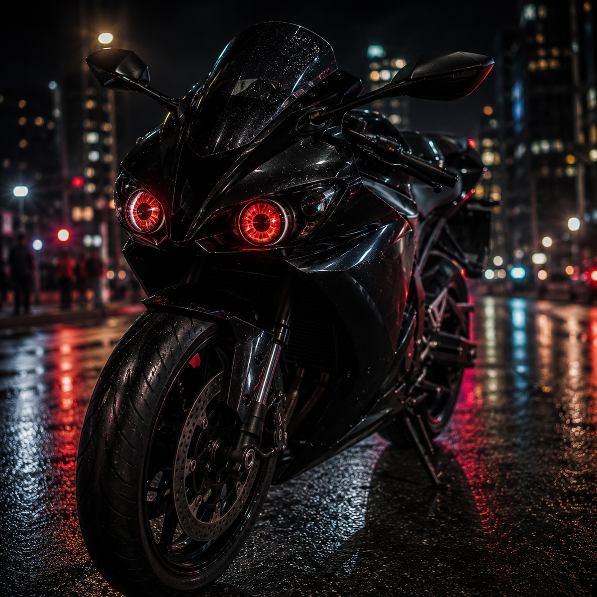 Demon Eye RGB Headlight Kit – Animated Iris Car Lighting Upgrade