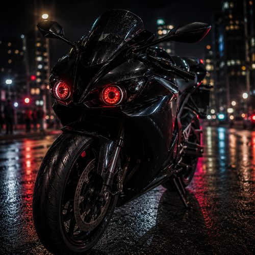 Demon Eye RGB Headlight Kit – Animated Iris Car Lighting Upgrade