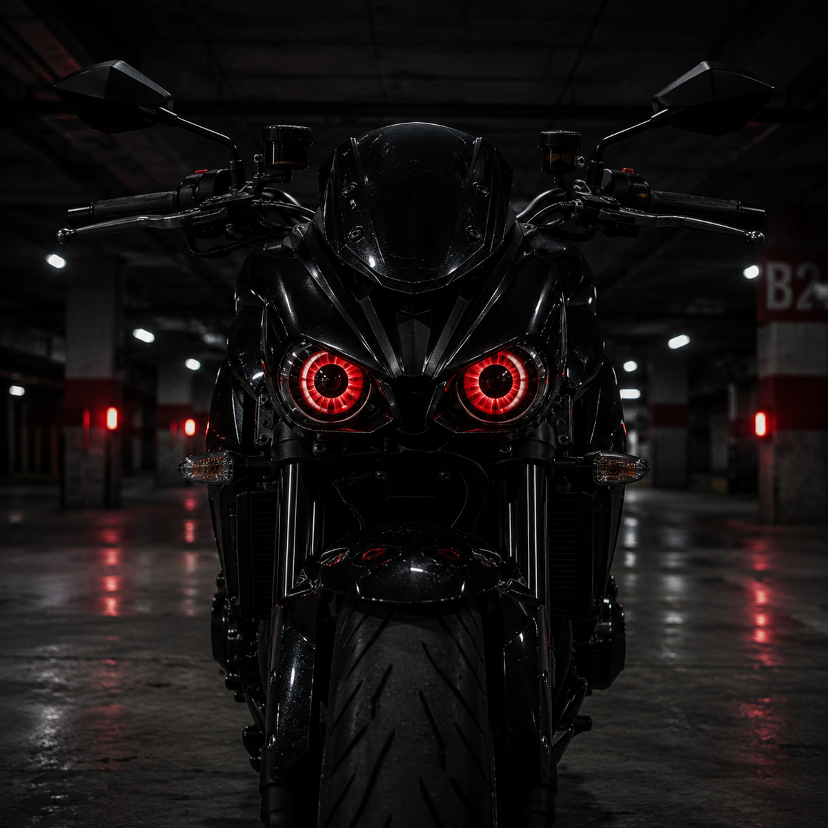 Demon Eye RGB Headlight Kit – Animated Iris Car Lighting Upgrade