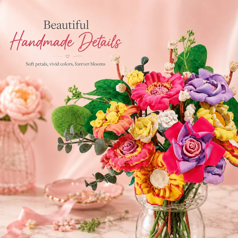 DIY Forever Flower Bouquet Kit 🌸 – Create Your Own Beautiful Blooms