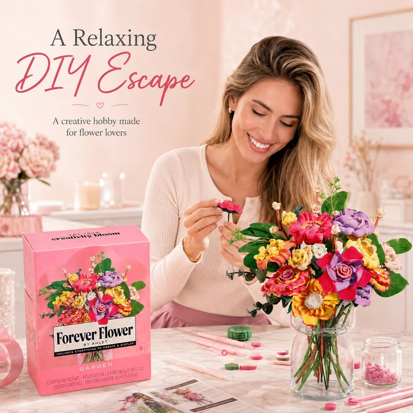 DIY Forever Flower Bouquet Kit 🌸 – Create Your Own Beautiful Blooms