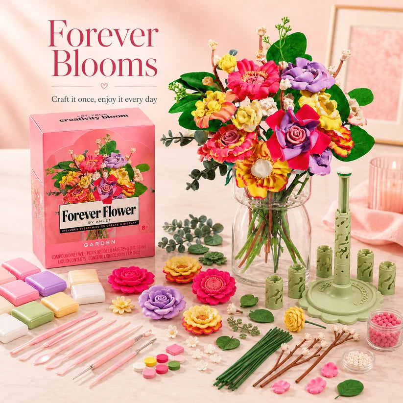 DIY Forever Flower Bouquet Kit 🌸 – Create Your Own Beautiful Blooms