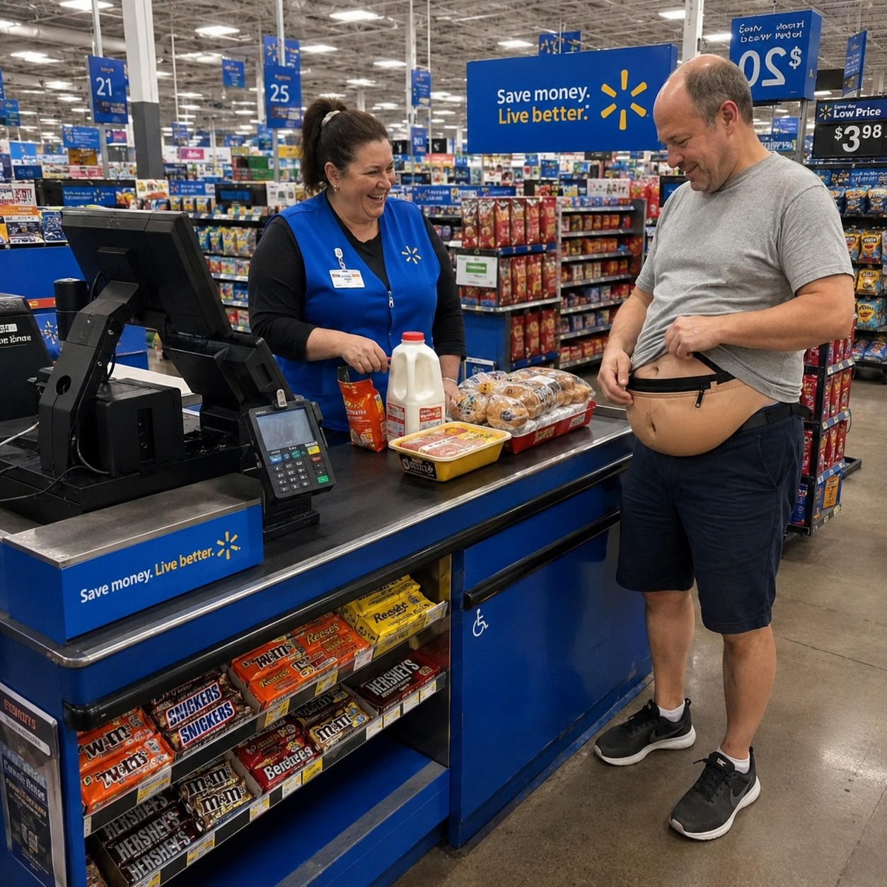 Funny Beer Belly Fanny Pack