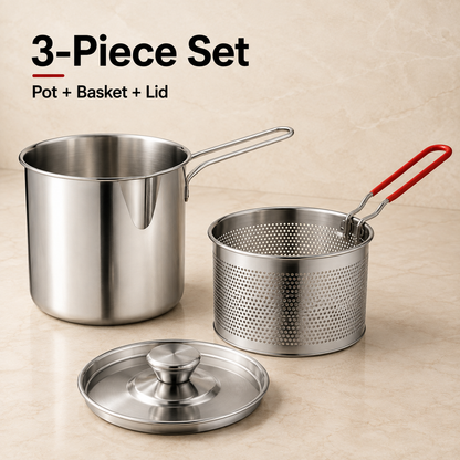 Personal Mini Deep Fryer Set
