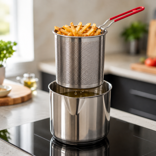 Personal Mini Deep Fryer Set