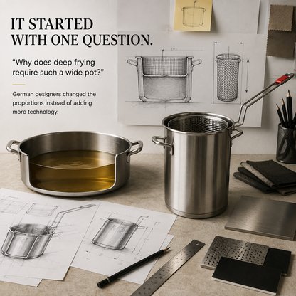Personal Mini Deep Fryer Set