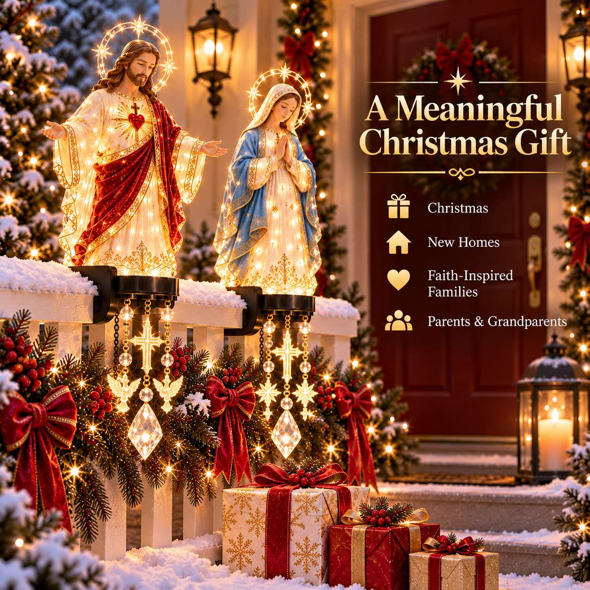 💯🎁49% OFF🔥✨ Sacred Christmas Railing Lights