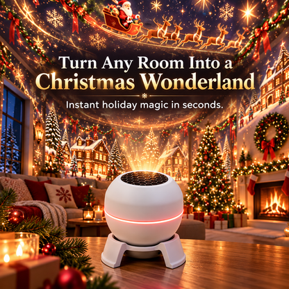💡 Turn Any Room Into a Christmas Wonderland – Holiday Projection Night Light