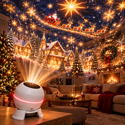 💡 Turn Any Room Into a Christmas Wonderland – Holiday Projection Night Light