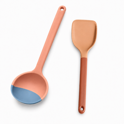 Flexible Silicone Spatula Ladle – Soft Edge for Pots & Pans