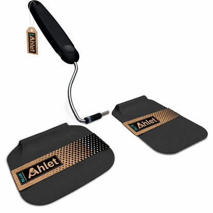 Ahlet Adjustable Spatula – 6 Cooking Angles, 2 Interchangeable Heads for Air Fryers, Griddles & Pans