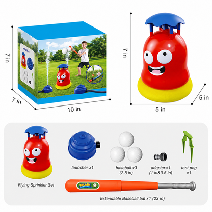 🔥 Last Day 55% OFF–Kids Water Sprinklers T Ball Set & Water Ball Toy