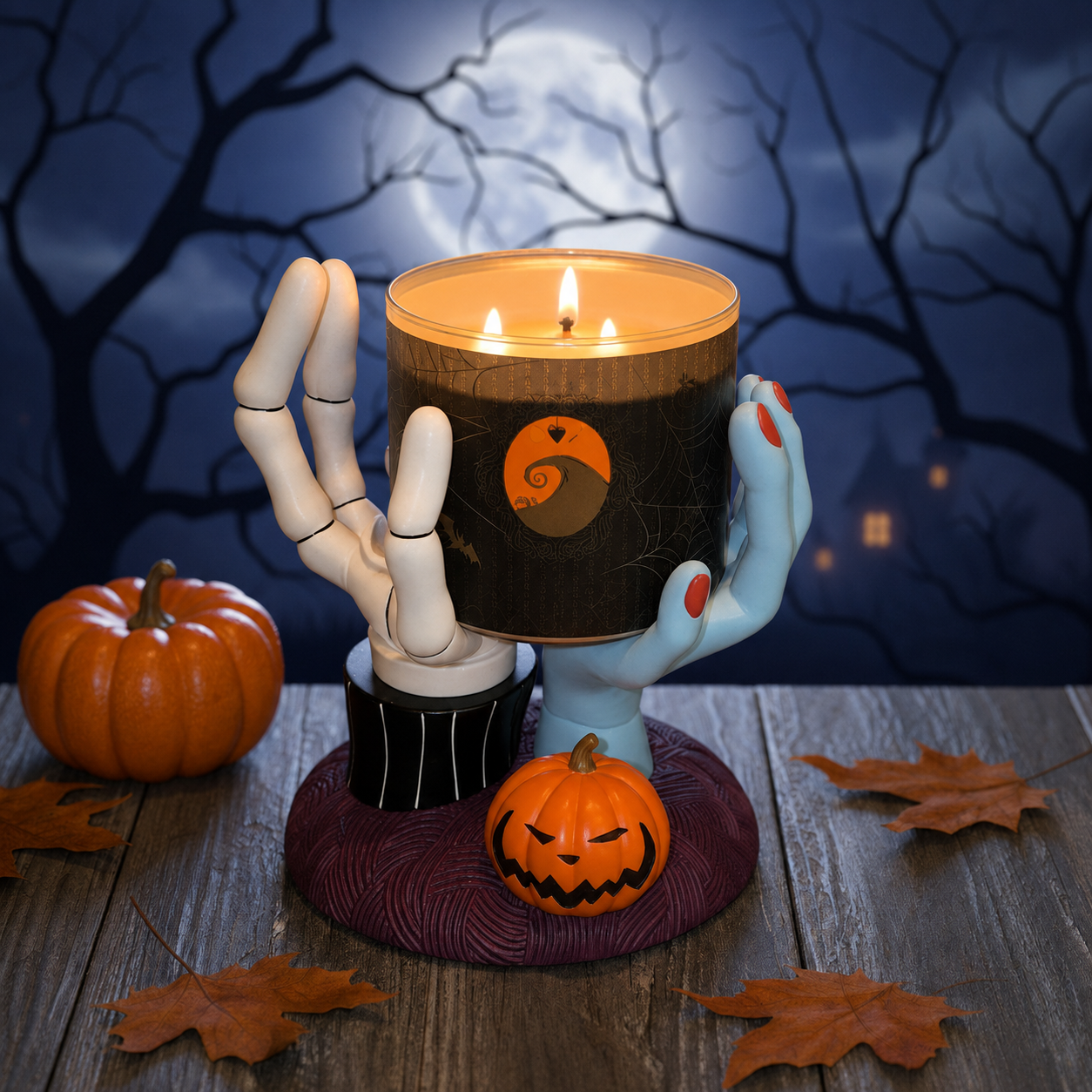 🔥 Limited-Time 50% OFF✨Skull Hand Candlesticks for the 2026 Christmas Season