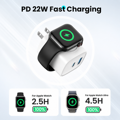 🔋 3-in-1 Magnetic Apple Watch Charger