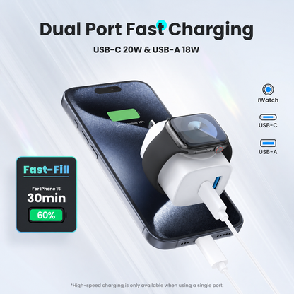 🔋 3-in-1 Magnetic Apple Watch Charger