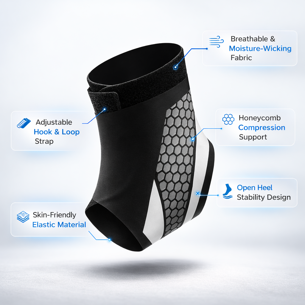 🔥Limited Time 50% OFF🔥-Adjustable Compression Ankle Brace