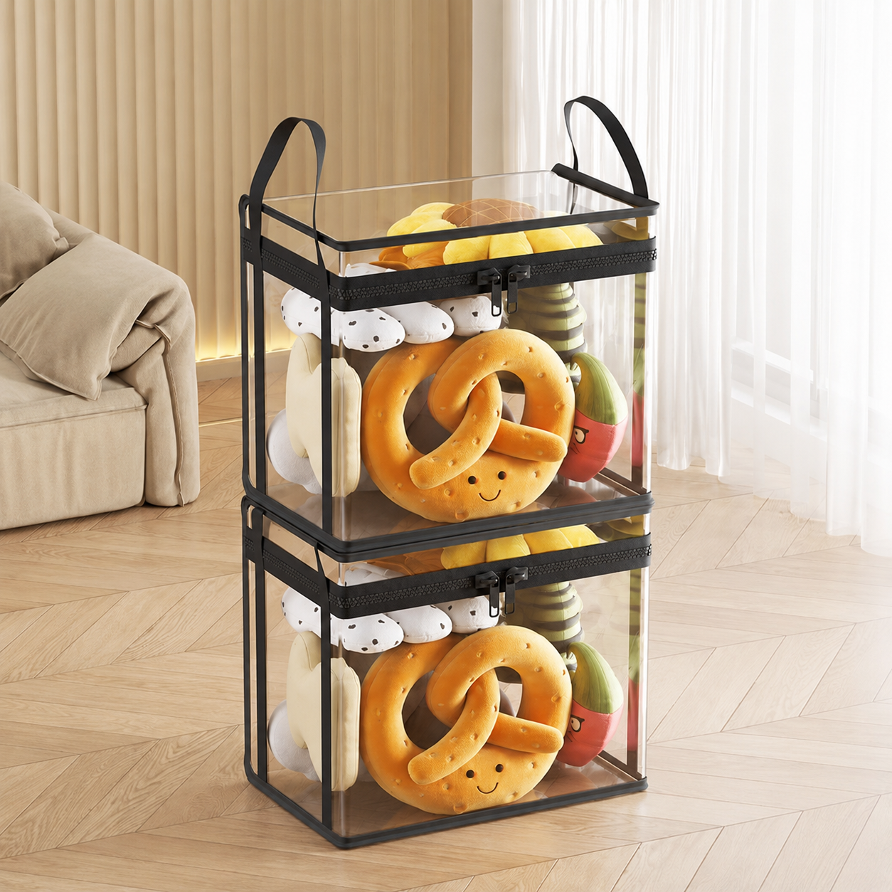 🧺Large Clear Storage Box✨ Keep Your Home Organized