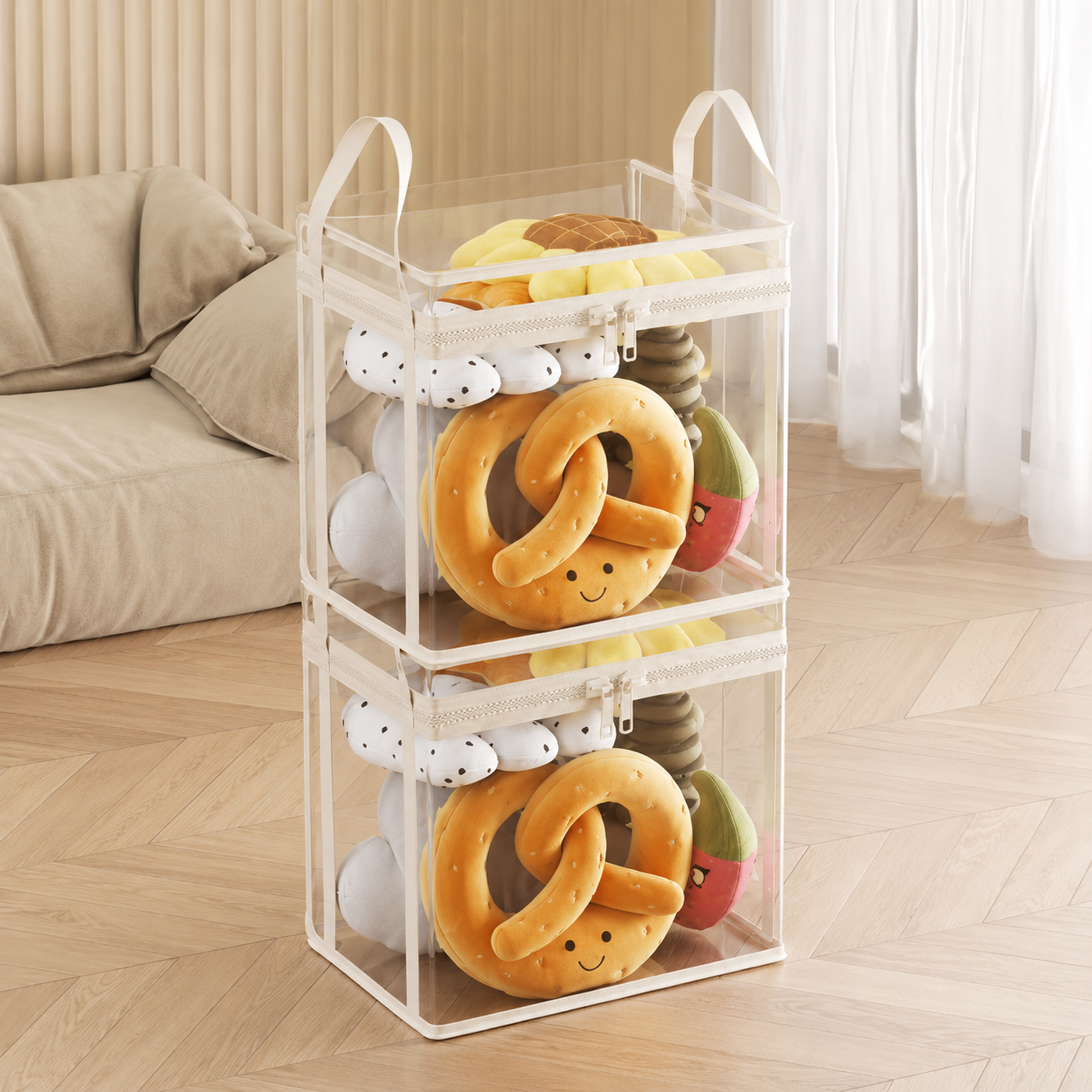 🧺Large Clear Storage Box✨ Keep Your Home Organized