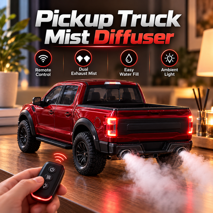 🚘 Pickup Truck Mist Diffuser – Dual Exhaust & Remote Control