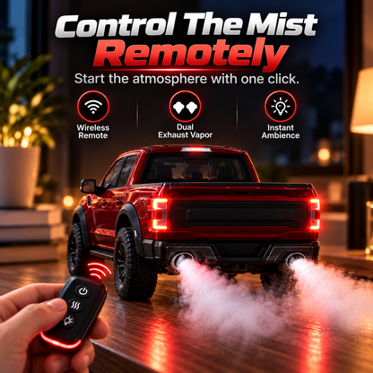 🚘 Pickup Truck Mist Diffuser – Dual Exhaust & Remote Control
