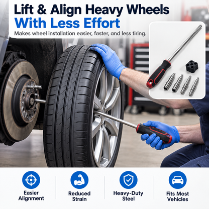 🚗 50% OFF Wheel Alignment Tool – Heavy Duty Tire Mounting & Hub Positioning Assistant