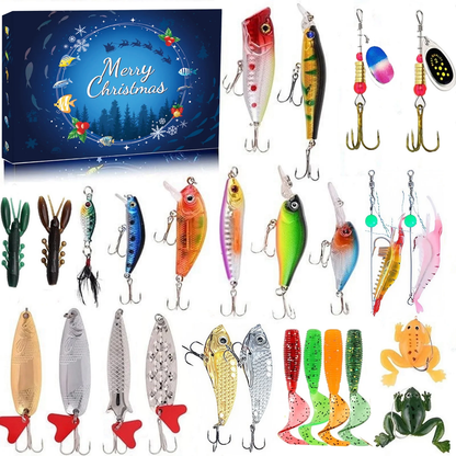 🔥 Limited-Time 50% OFF✨Christmas Advent Calendar 2026 Fishing Lures Set