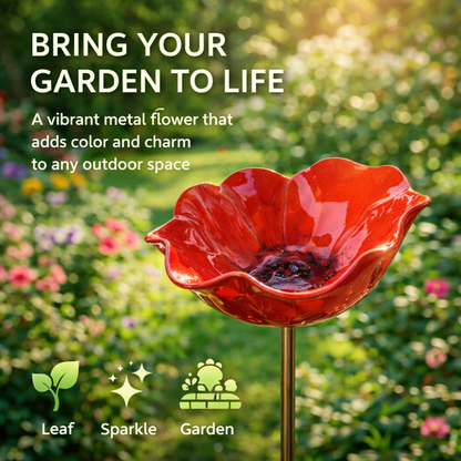 💖🎁2026 Mother's Day Gifts 50% Off--🎁Handmade Metal Flower Garden Stake🐦