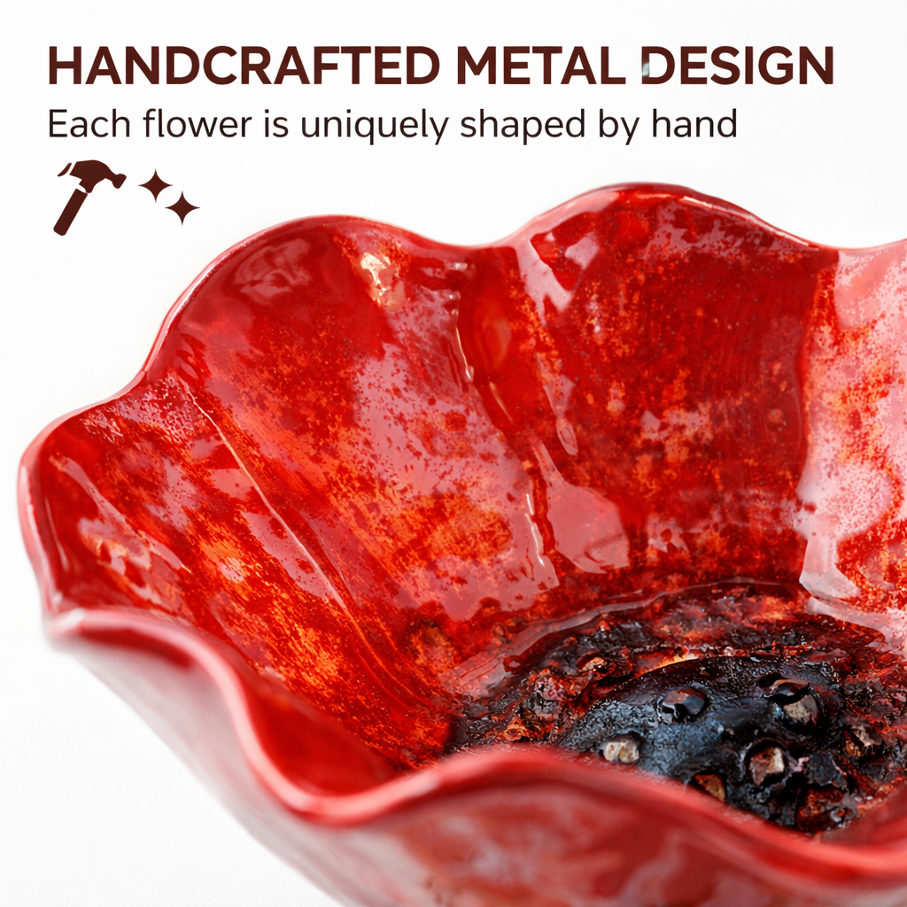 💖🎁2026 Mother's Day Gifts 50% Off--🎁Handmade Metal Flower Garden Stake🐦