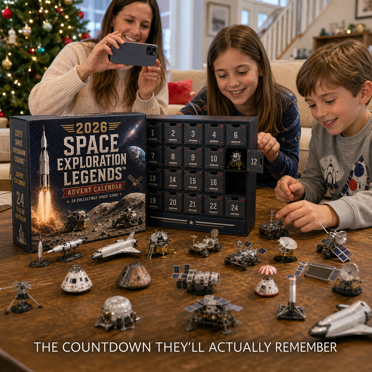 2026 Space Exploration Legends Advent Calendar – 24 Days of Space Missions, 24 Collectible Surprises