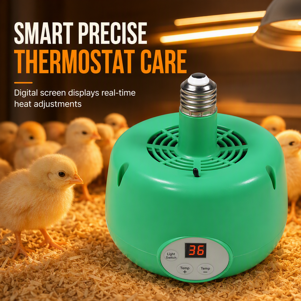 ❤️ Smart Chick Brooder Heater – Adjustable Temperature & Safe, Even Warmth