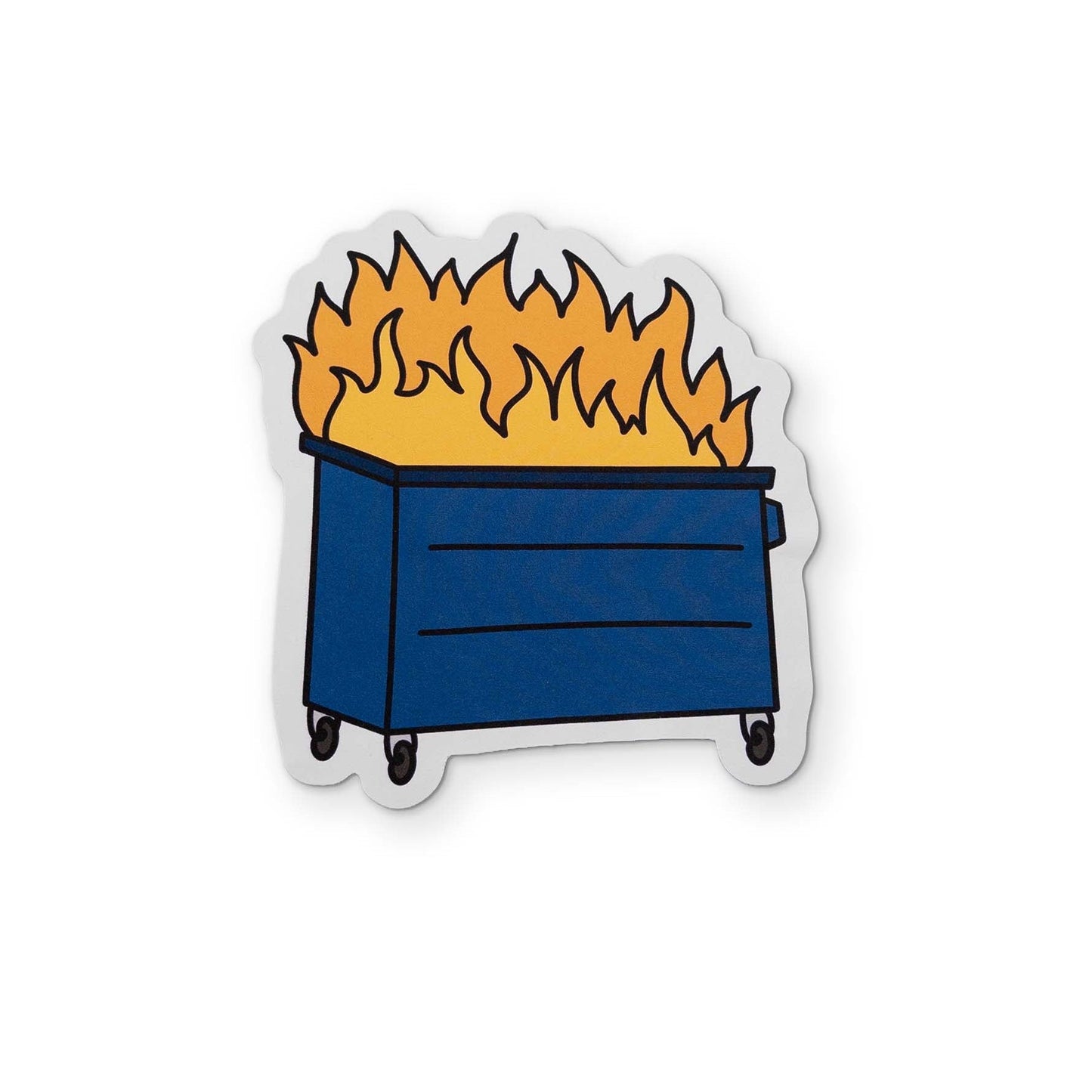 A DUMPSTER FIRE YOU CAN CLEAN YOUR GLASSES WITH