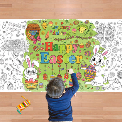🐰 🥚 Make This Easter Unforgettable With a Giant Coloring Adventure! 🥚 🐰