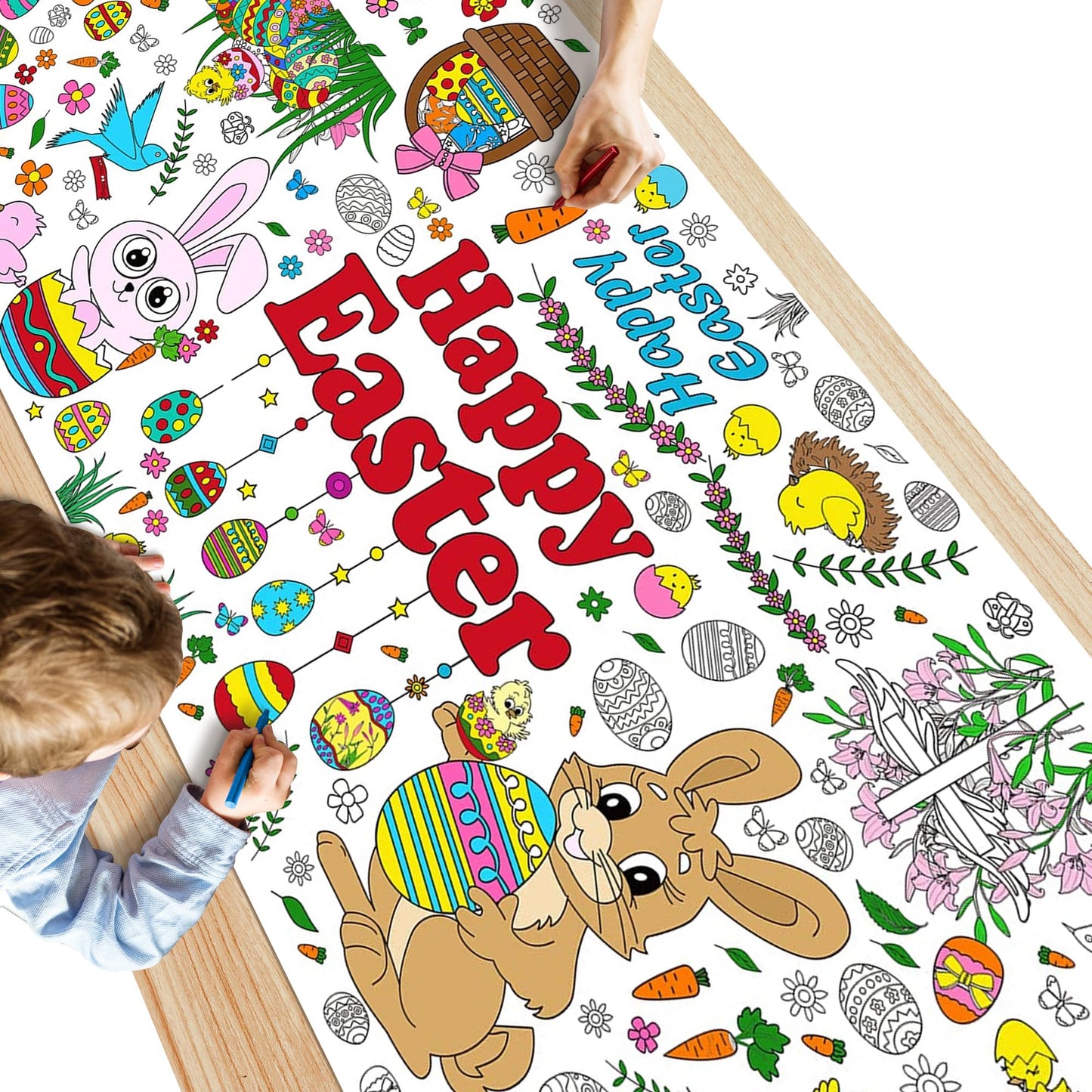 🐰 🥚 Make This Easter Unforgettable With a Giant Coloring Adventure! 🥚 🐰