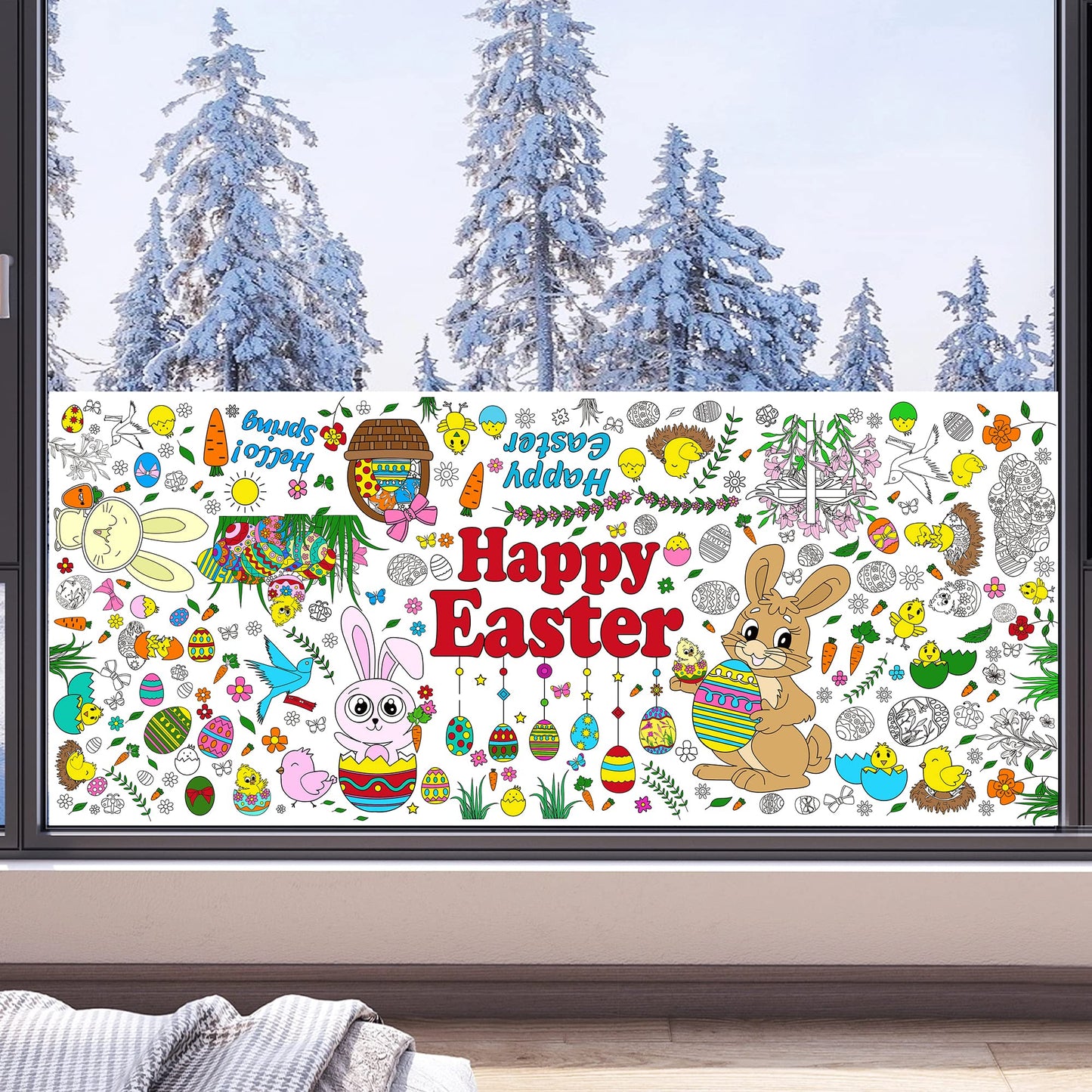 🐰 🥚 Make This Easter Unforgettable With a Giant Coloring Adventure! 🥚 🐰