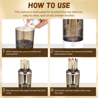 Brushblast Pro™ | Automatic Makeup Brush Cleaner & Dryer ✨