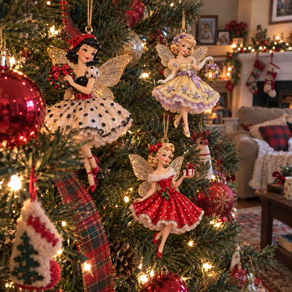 🔥LAST DAY 49% OFF🎄Vintage Fairy Christmas Ornaments