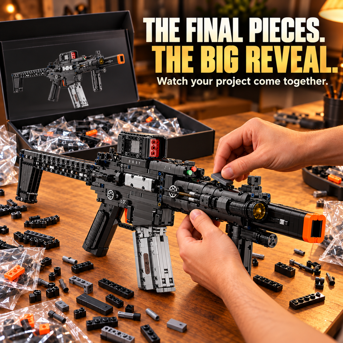 🧱 Brick-Built Display Model Kit 🔧 Hands-On Building & Collectible Design