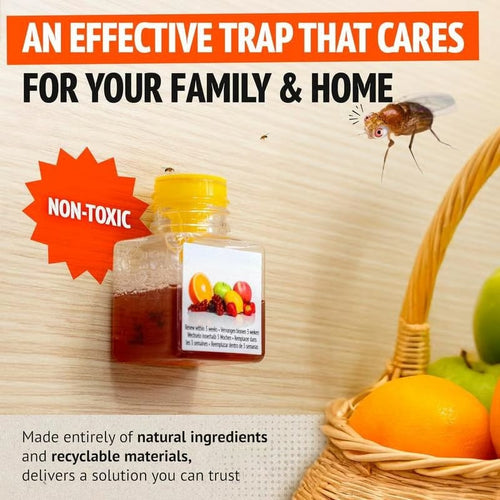 🍎 Stop Fruit Flies Before They Take Over Your Kitchen — Enjoy a Cleaner, Safer Home Without Harsh Chemicals!