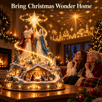 🔥Last Day 50%🌟 Bethlehem’s Guiding Star™ | Illuminated Nativity Scene