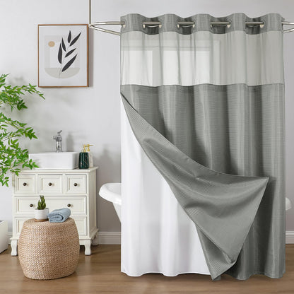 Elevate Your Morning Ritual with the Ultimate Hotel-Style Shower Curtain ✨