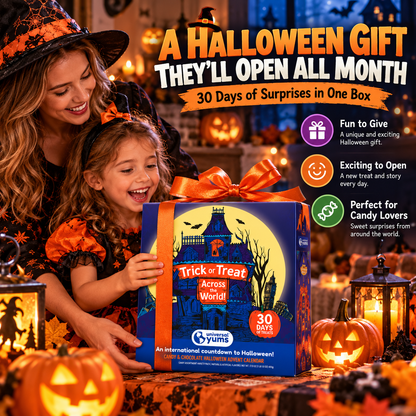 🍬 30 Days of Halloween Treats – 58 International Candy Surprises Advent Calendar