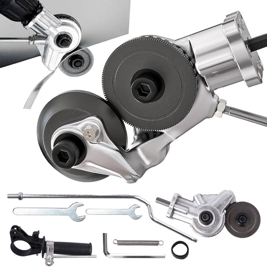 🔧 Upgraded Electric Drill Plate Cutter Attachment – Turns Any Drill Into a Powerful Metal Nibbler for Steel, Aluminum, Copper & Iron 🛠️