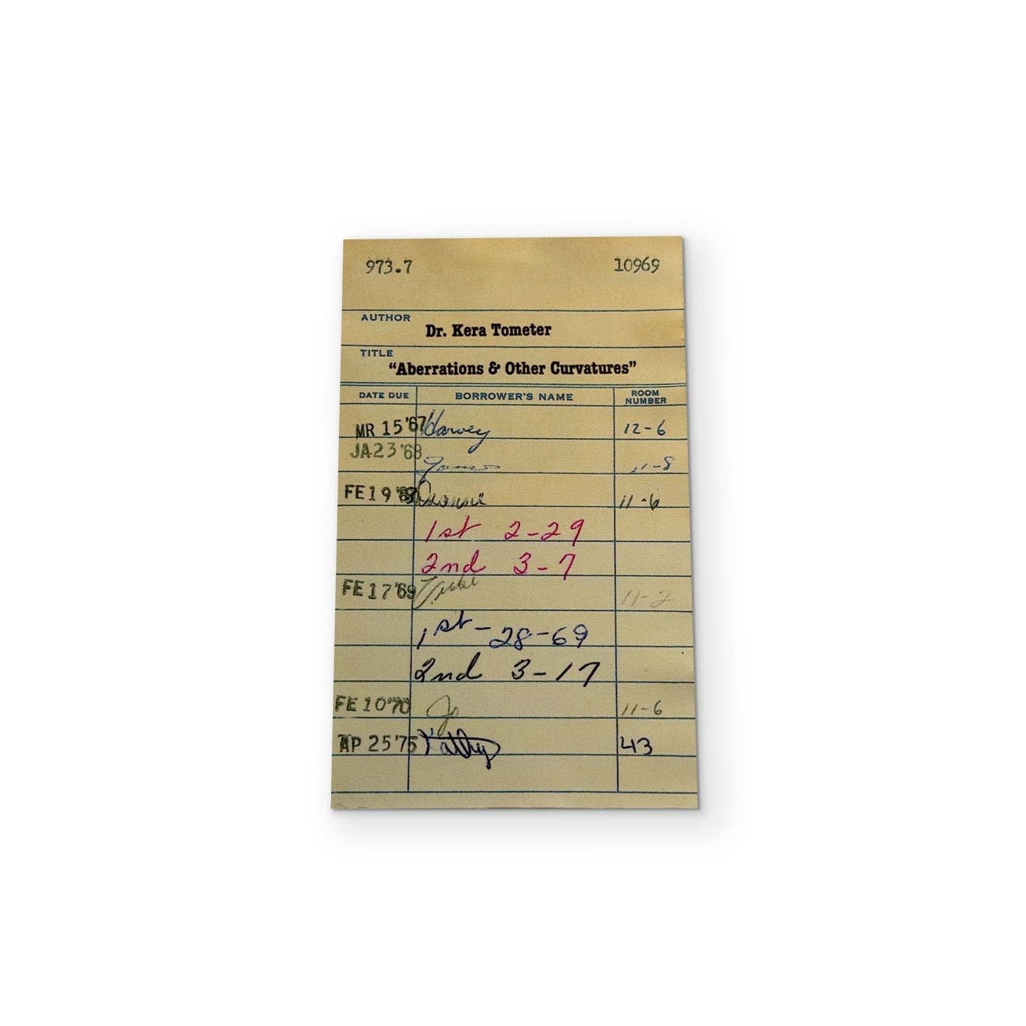 A LIBRARY CARD YOU CAN CLEAN YOUR GLASSES WITH