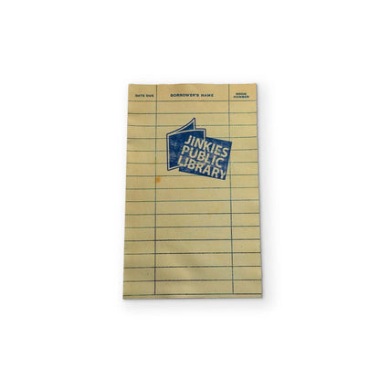 A LIBRARY CARD YOU CAN CLEAN YOUR GLASSES WITH