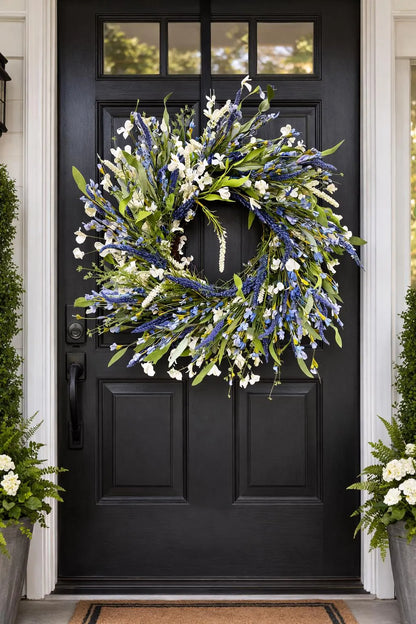 Bring a Fresh Spring Feeling to Your Front Door 🌿💙