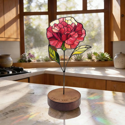 🌸 Birth Month Flower Suncatcher – A Gift That Speaks From The Heart